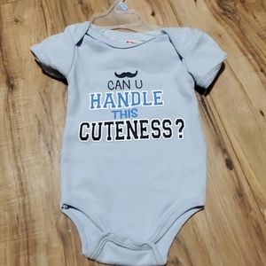 Can u handle this cuteness one piece  0/3 mths